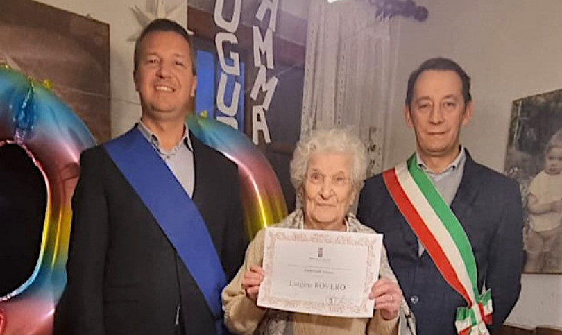 A Frinco cento candeline per Luigina Rovero